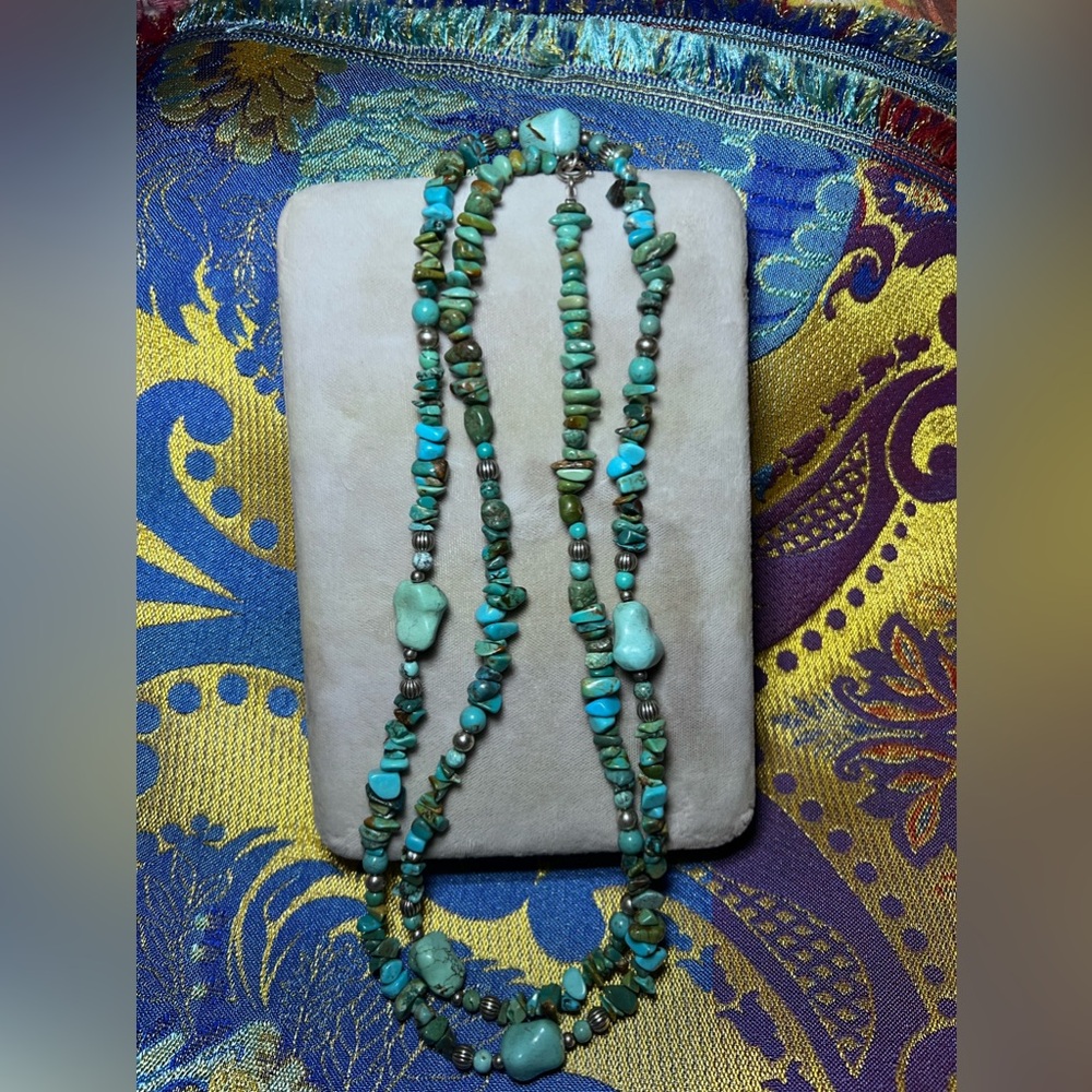 Carolyn Pollack 925 Sterling Silver Turquoise Necklace